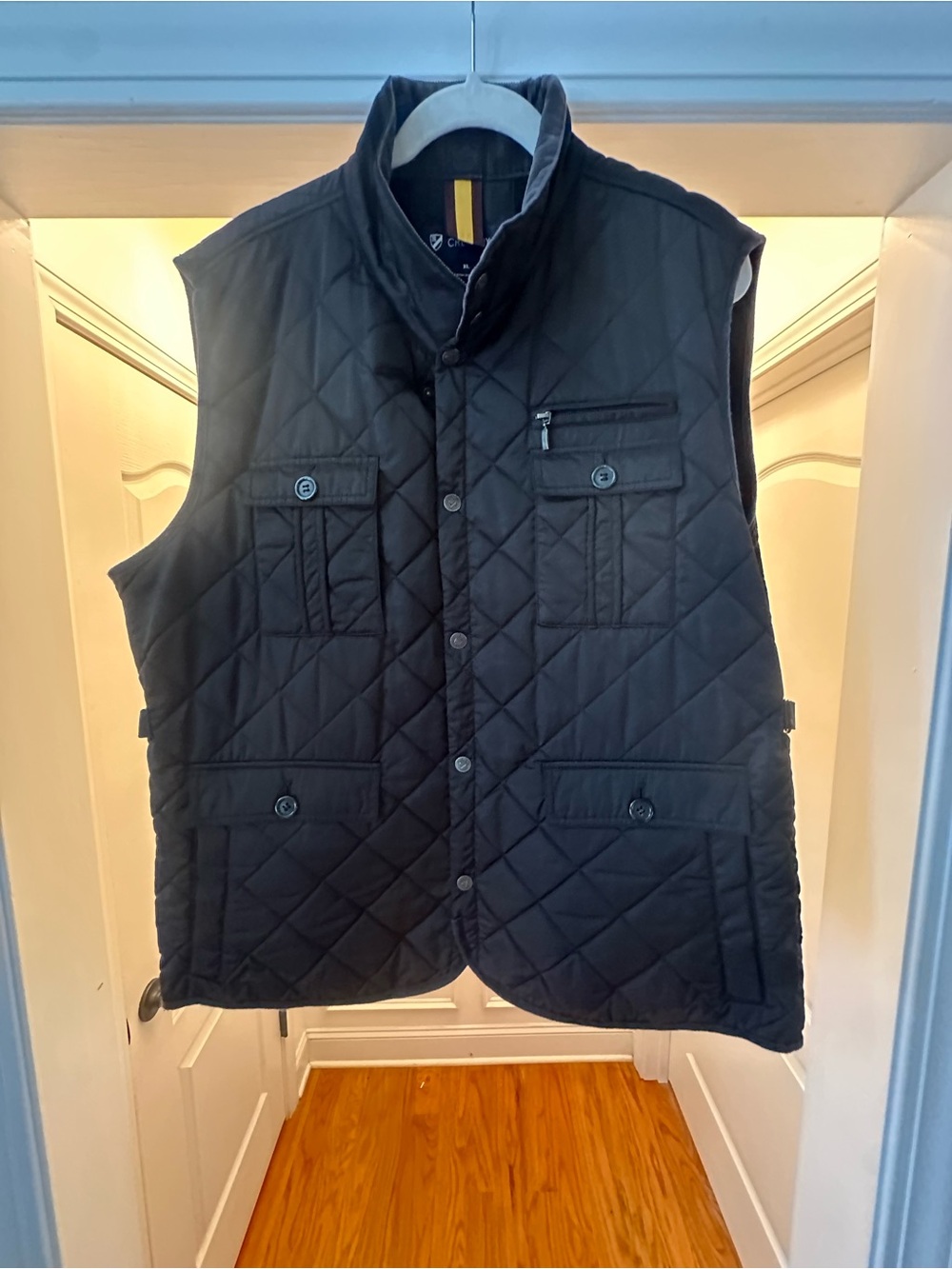 Daniel Cremieux Quilted Black Men's Vest